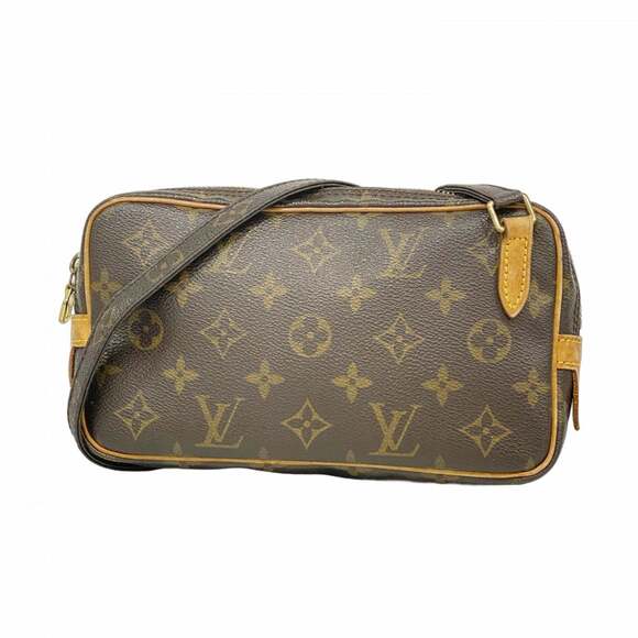 LOUIS VUITTON Authentic Brown Monogram Shoulder Bag